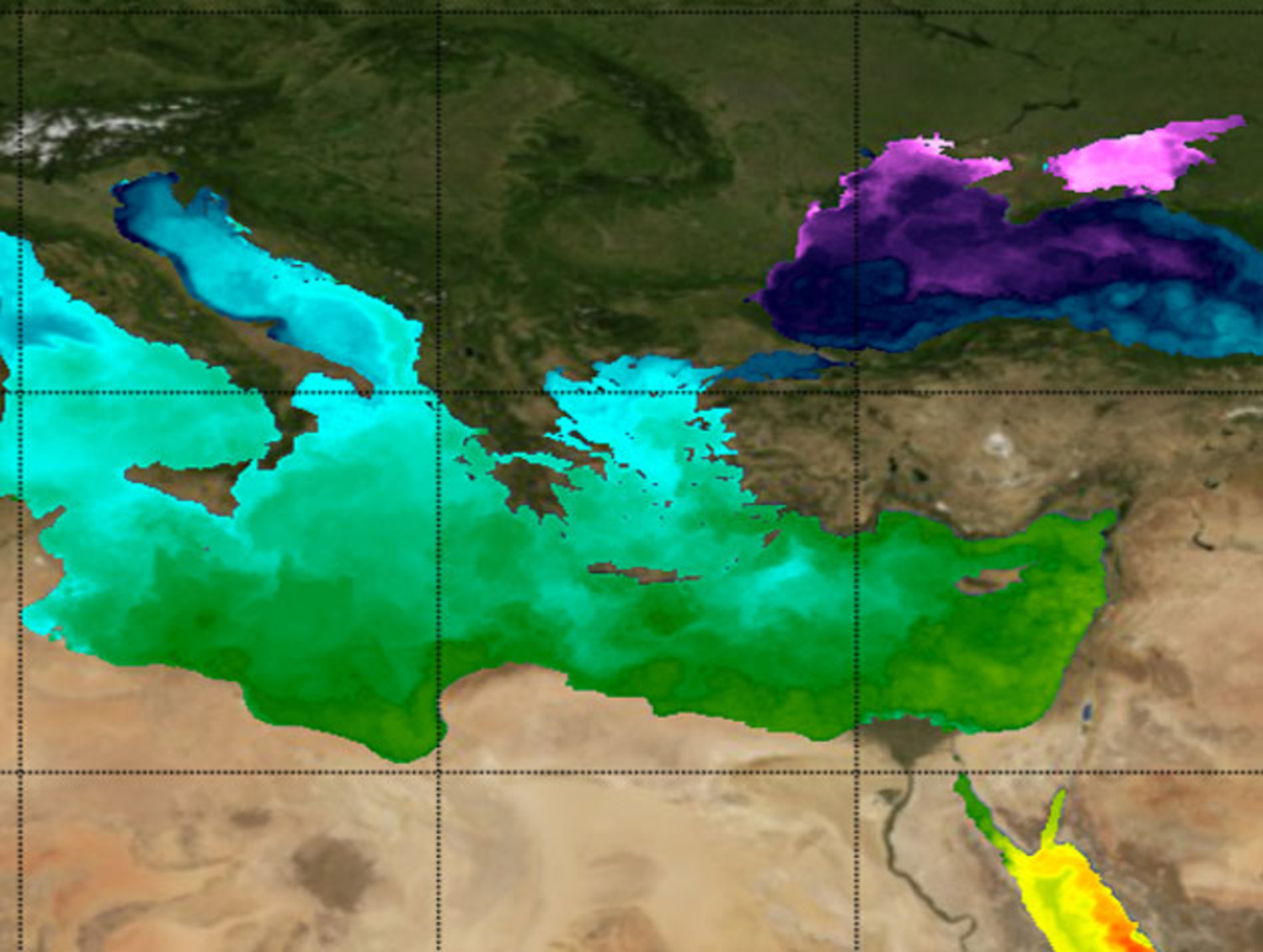 Mediterranean Sea - CERSAT